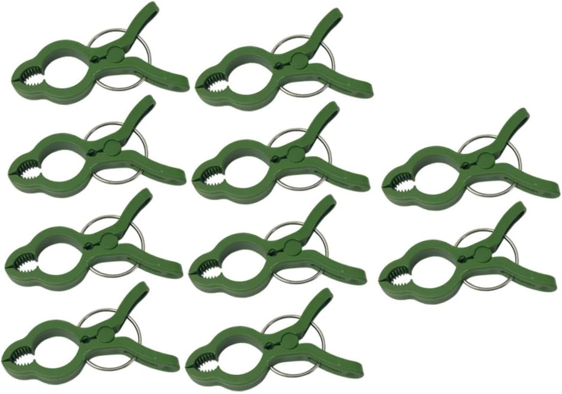 OFFSCH 20Pcs Green Plant Fixing Clips for Potted Branches Easy to Install Gardening Clips for Neat Plant Support and Organization for Orchids image number 4