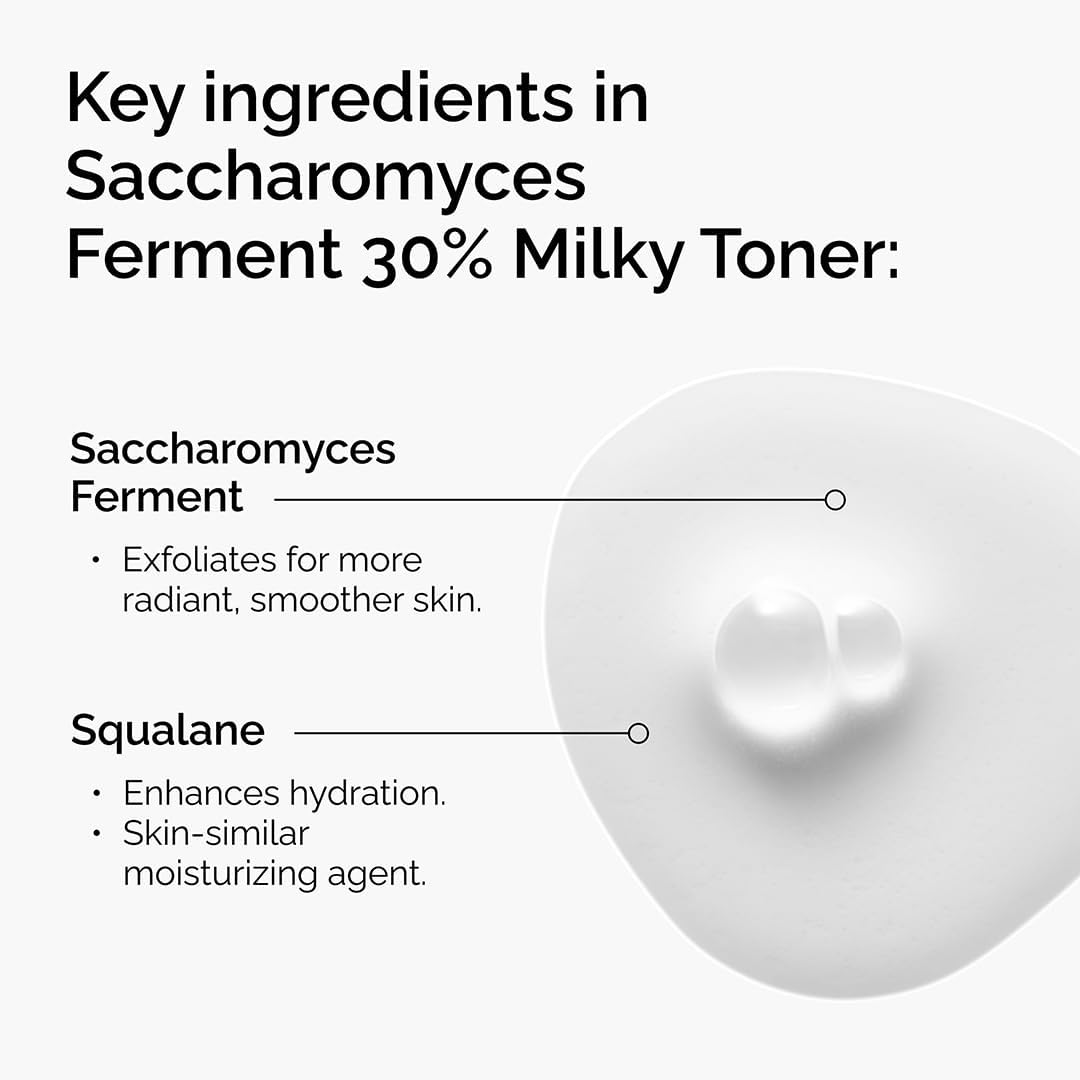 The Ordinary Saccharomyces Ferment 30% Milky Toner, Exfoliating and Hydrating Toner for Smoother, Brighter Skin, 3.4 Fl Oz image number 3