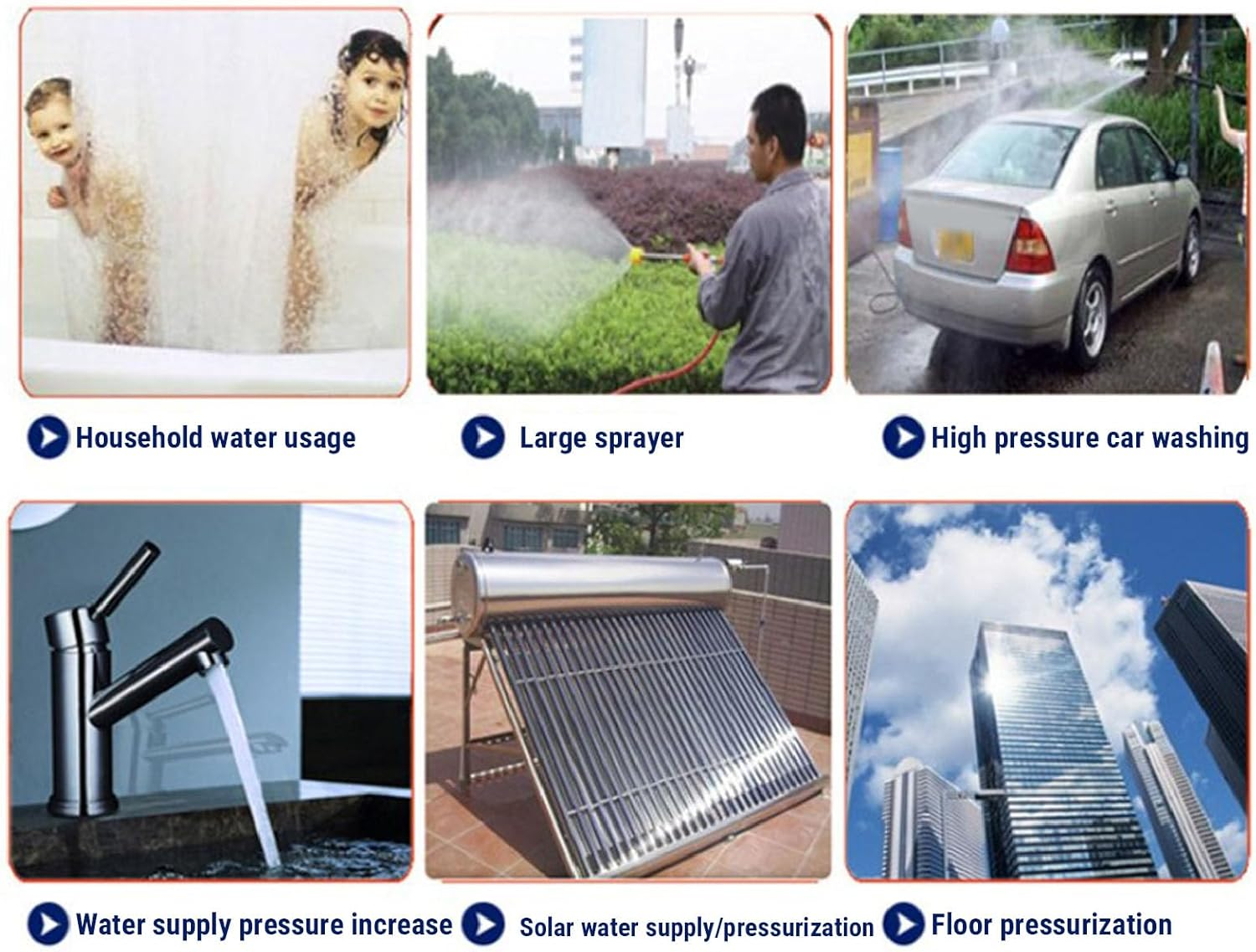 Cryfokt 96W Submersible Deep Well Pump, High Speed ​​Carbon Brush Motor for Fast Water Transport (DC24V)