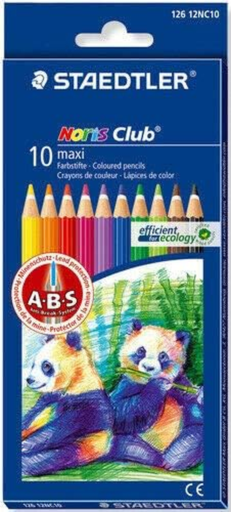 Staedtler Noris Club Maxi Learners Coloured Pencil (Pack of 10)