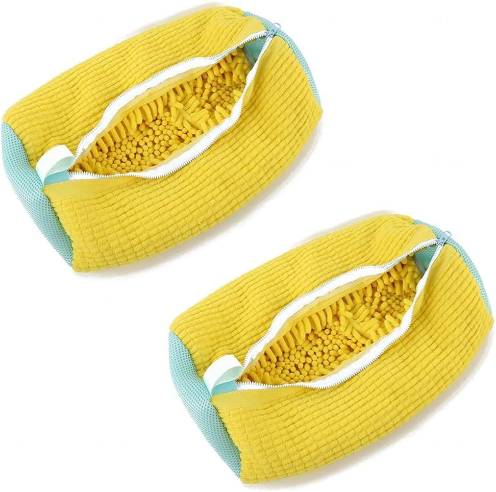 2 Pack Shoe Washing Bag,Reusable Footwear Cleaning Package,Laundry Shoe Package,Footwear Washing Machine Bag,For Sneakers,Trainers,Tennis,Slippers image number 3