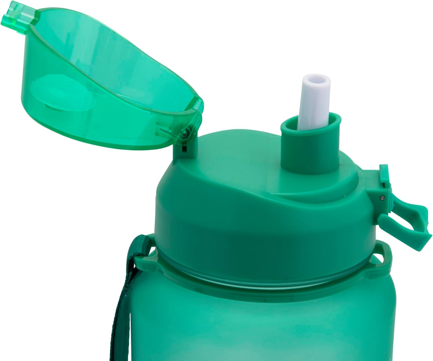 Sips & Gulps Water Bottle, 2000 Ml, BPA and Phthalate Free, Removable Straw, Material PET - Teal - Teal image number 4