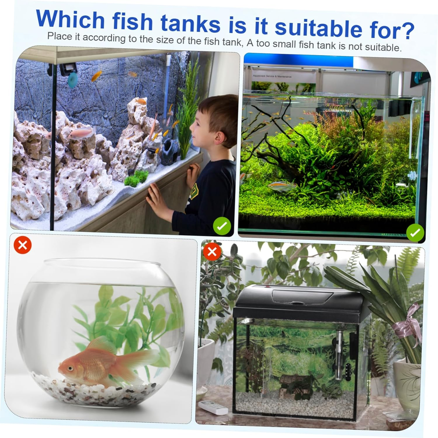 VANZACK Simulation Plant Faux Plant S Pet Aquarium Accessories Skull Cave for Aquarium Turquoise Fish Tank Ornament Simulation Water Grass Fish Tank Decorations Tall Grass Large image number 6