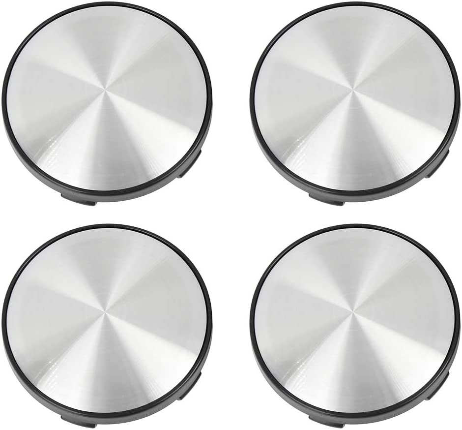 X AUTOHAUX 60Mm Dia 5 Clips Car Wheel Tire Tyre Rim Center Hub Caps Base Black 4 Pcs image number 5