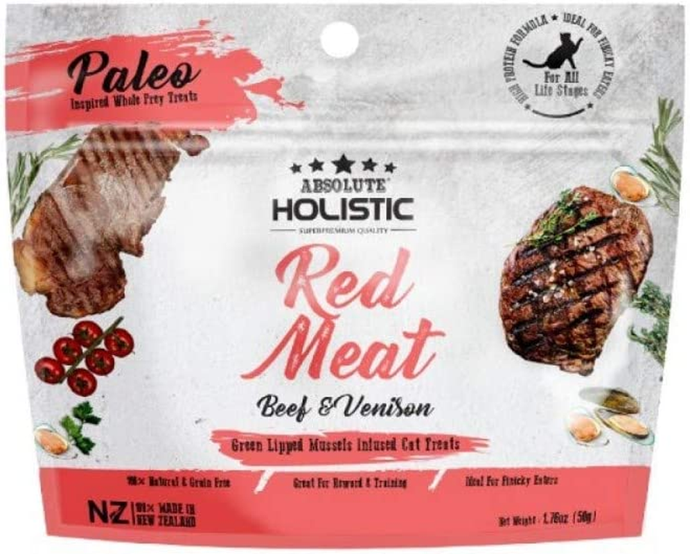 Absolute Red Meat Beef and Venison Air Dried Treat 50 G