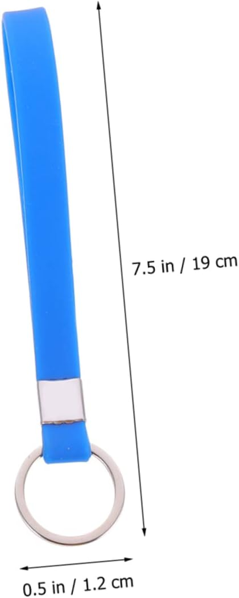 KOMBIUDA 24Pcs Silicone Bracelets Bulk Keychains Wristband Design Silicone Keychain Bracelet for Party Favors Decorative Wristlet for Women image number 2