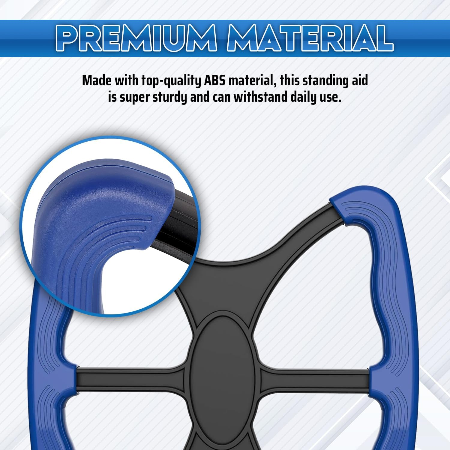 Lift Assists Standing Aid - Handicap Bar with No-Slip Grip Handles for Easy Transfers - Portable Lift Aid for Elderly, Seniors, Bariatric Patients, Disabled - Caregiver & Nurse Support, Safe Mobility Aid image number 2