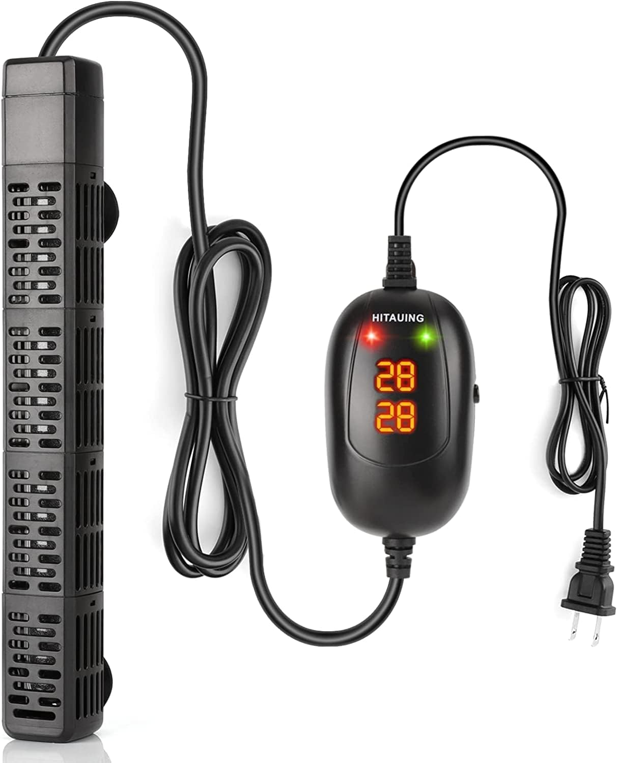 Hitauing 300W Aquarium Heater, 300W Submersible Fish Tank Heater with Over-Temperature Protection and Automatic Power-Off When Leaving Water for Saltwater and Freshwater (AU Plug Included) image number 3