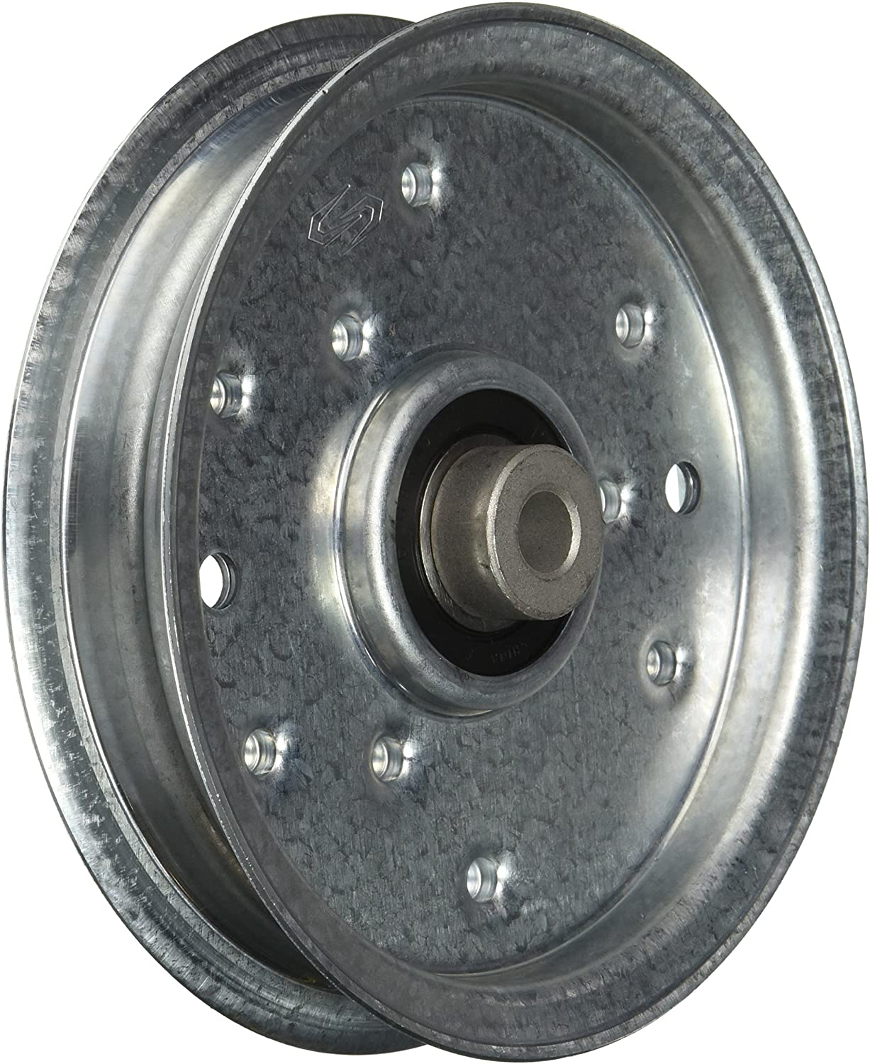 Maxpower 332511B Flat Idler Pulley for MTD, Cub Cadet, Troy-Bilt, Replaces OEM No. 956-04129, 753-08171, 756-04129, Silver