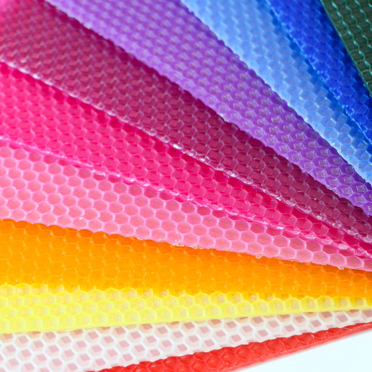 Bingfuego Beeswax Candle Making Kit for Kids-12 Beeswax Sheets for Candle Making Rolling Kits, Natural Beeswax Candle Making Kit (Bright Color, 8 X 8 Inch) image number 2