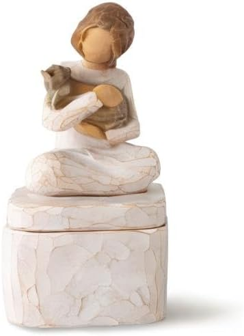 Willow Tree Kindness (Girl) Keepsake Box, Sculpted Hand-Painted Keepsake Box image number 4
