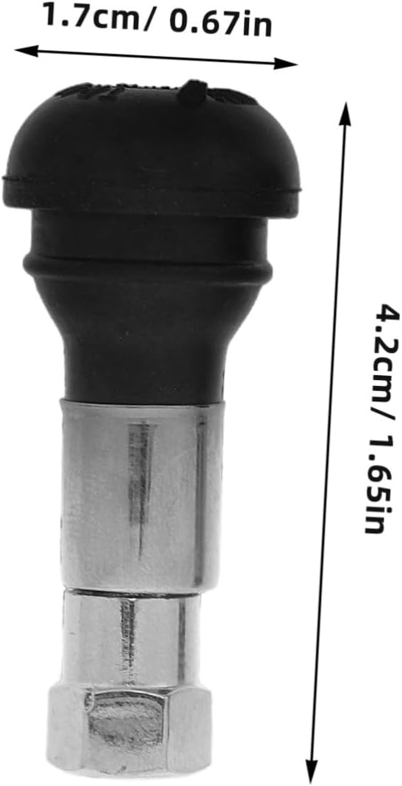 GARVALON 10Pcs Metal Valve Stem Replacement Kit for Cars Truck Tubeless Tire Air Valve Stems Wheels Automotive Accessory image number 6