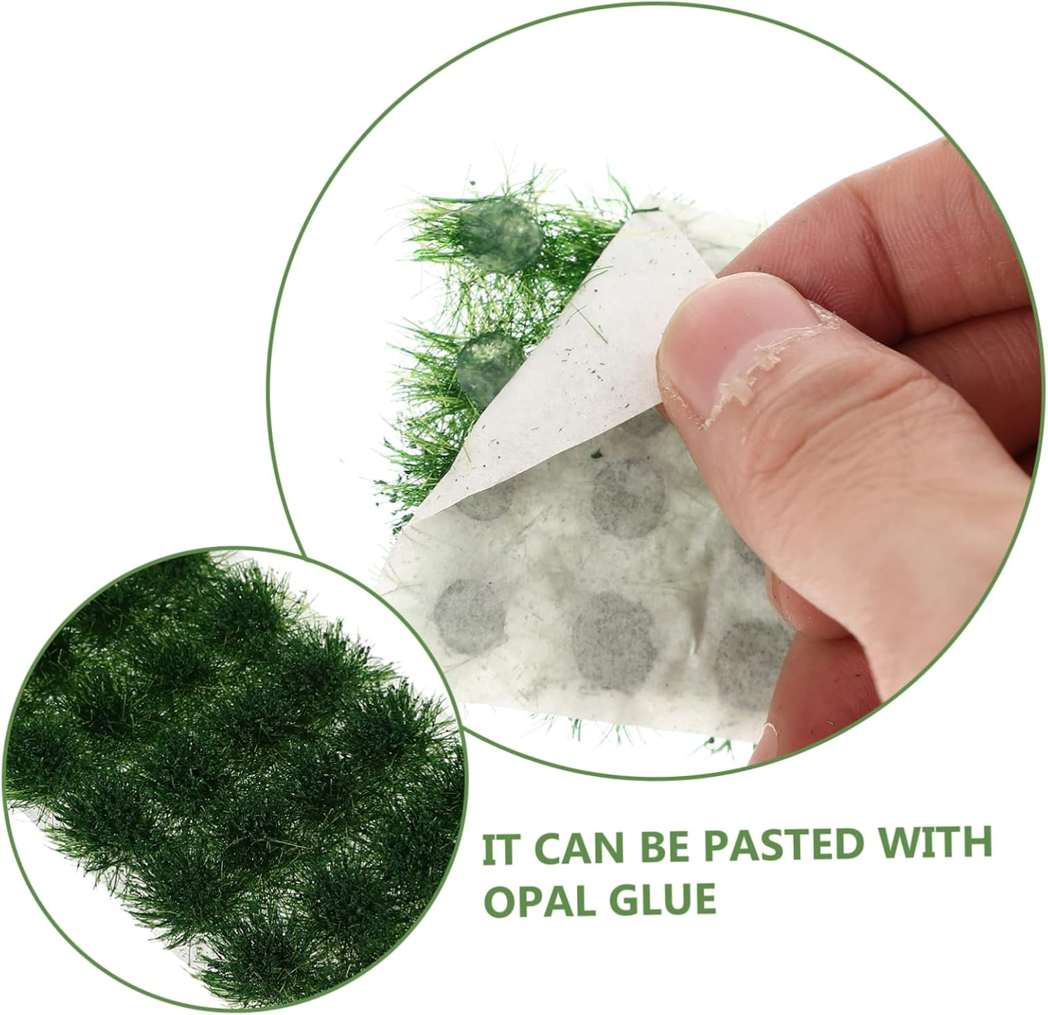 Military Model Scenery Deep Green Fake Grass Cluster Sand Table Grass Ornaments for DIY Terrain and Scale Model Landscaping image number 6