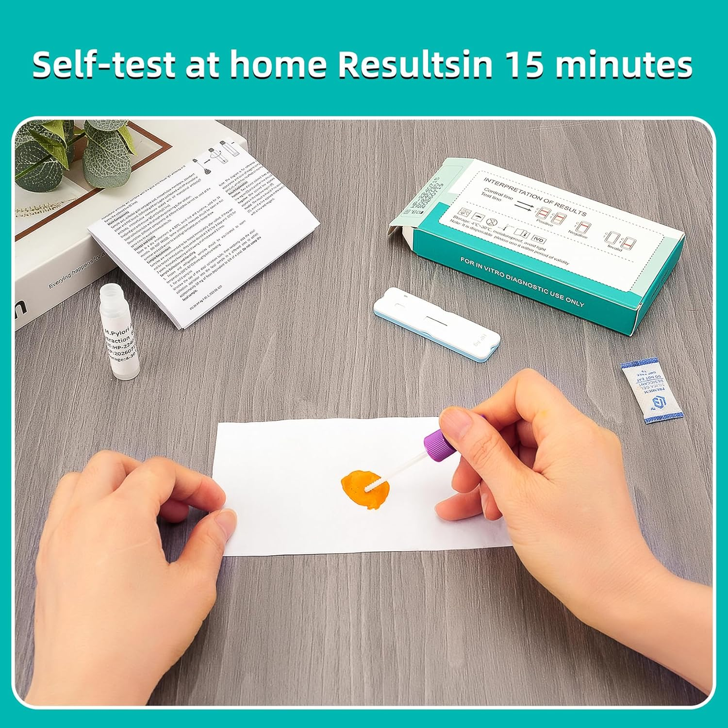 H. Pylori Helicobacter Pylori Stool Test Kit image number 2