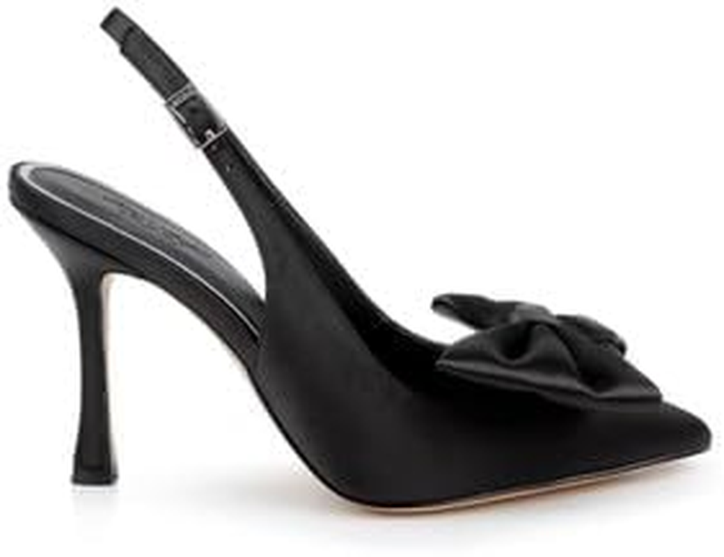 Jewel Badgley Mischka Kourtnay Stiletto Slingback with Large Bow