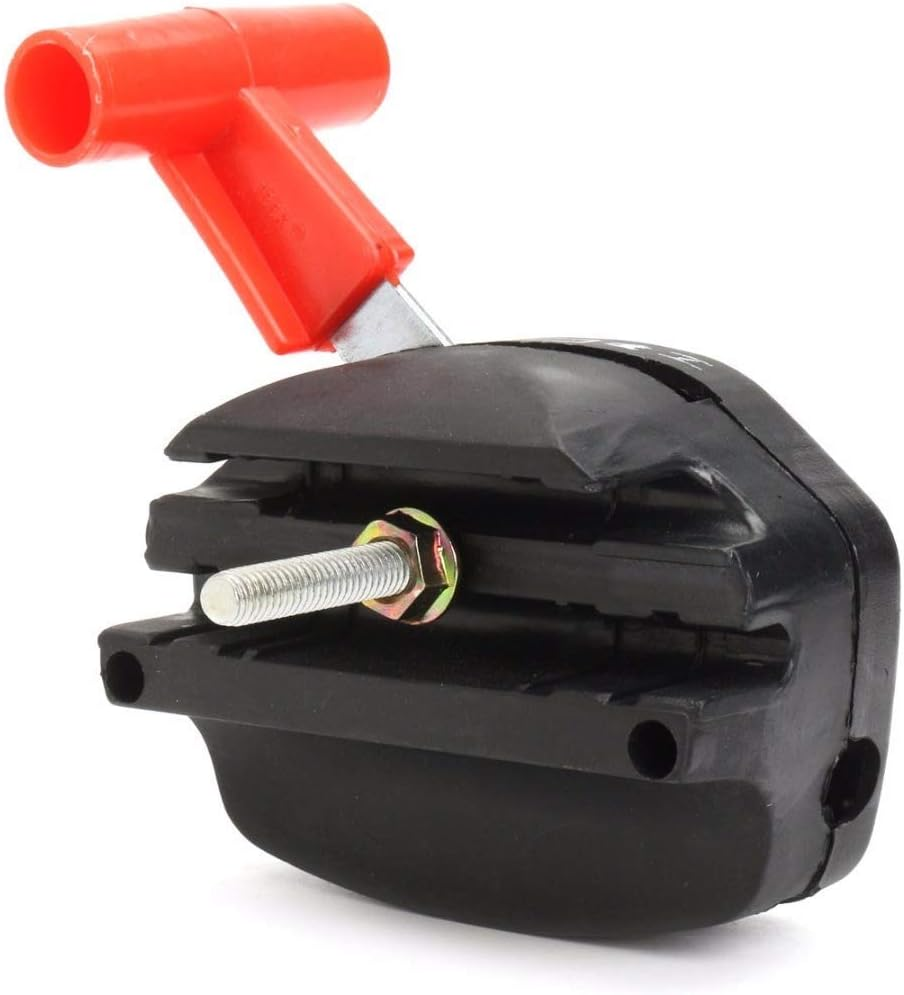 Tooloflife Universal Lawn Mower Throttle Cable Switch Control Garden Machine Fitting Throttle Cable Lawn Mower Control Switch Lever Handle Kit for Electric Petrol Lawnmowers