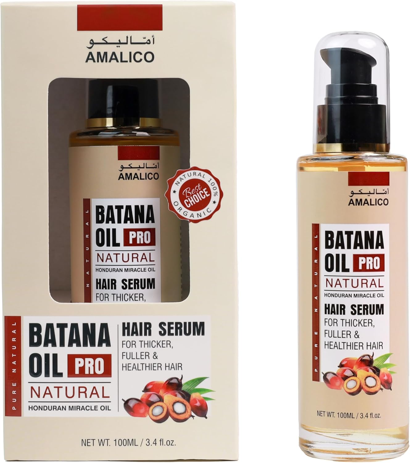 Batana Oil Pro Natural Hair Serum 100Ml(3.4Oz) image number 3