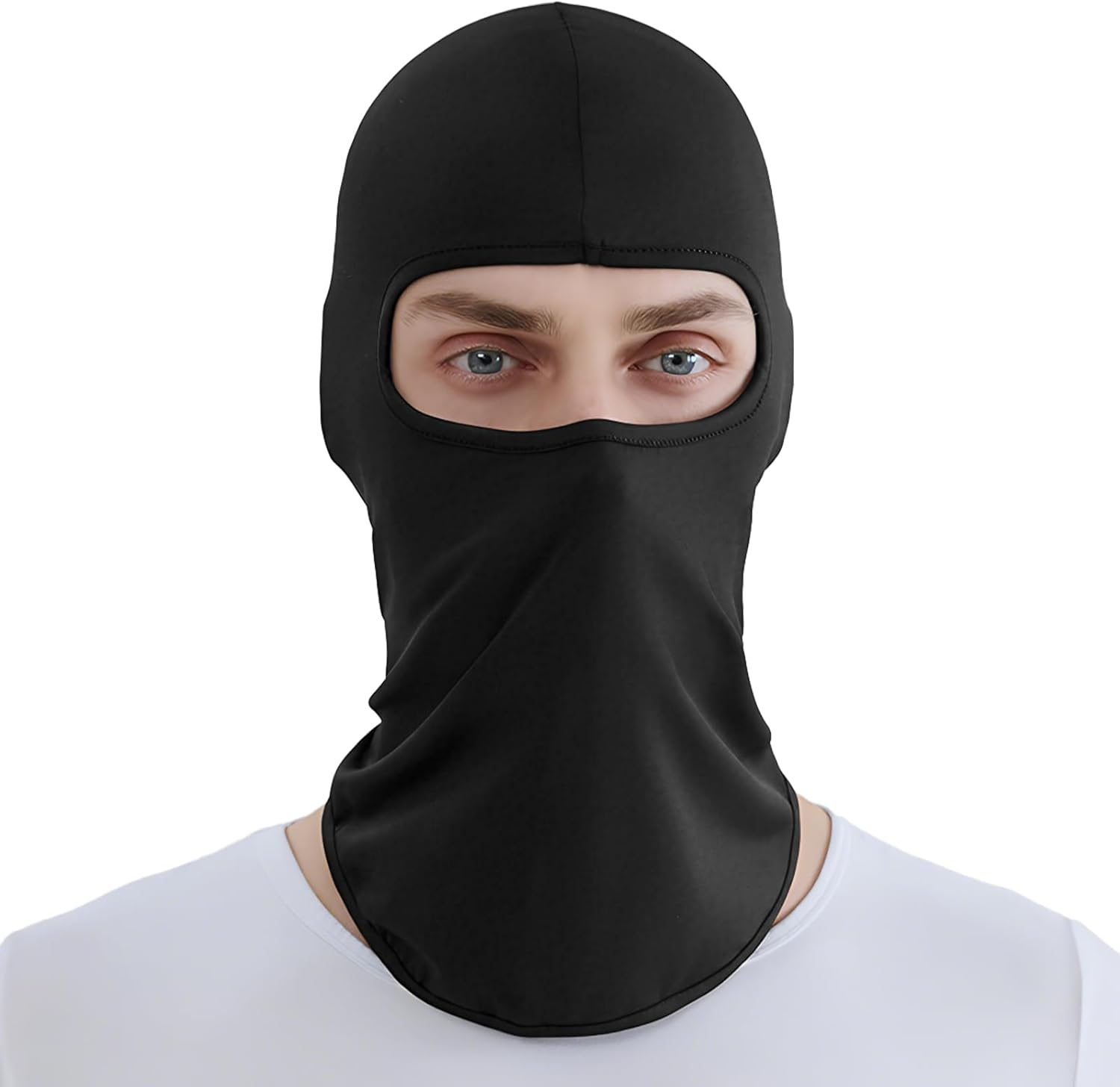 Balaclava Shiesty Ski Mask, Windproof Cold-Resistant Breathable Quick-Drying Sun-Protection Black Face Masks, Skiing Snowboarding Motorcycle Cycling for Summer Winter Other Seasons for Men and Women image number 2