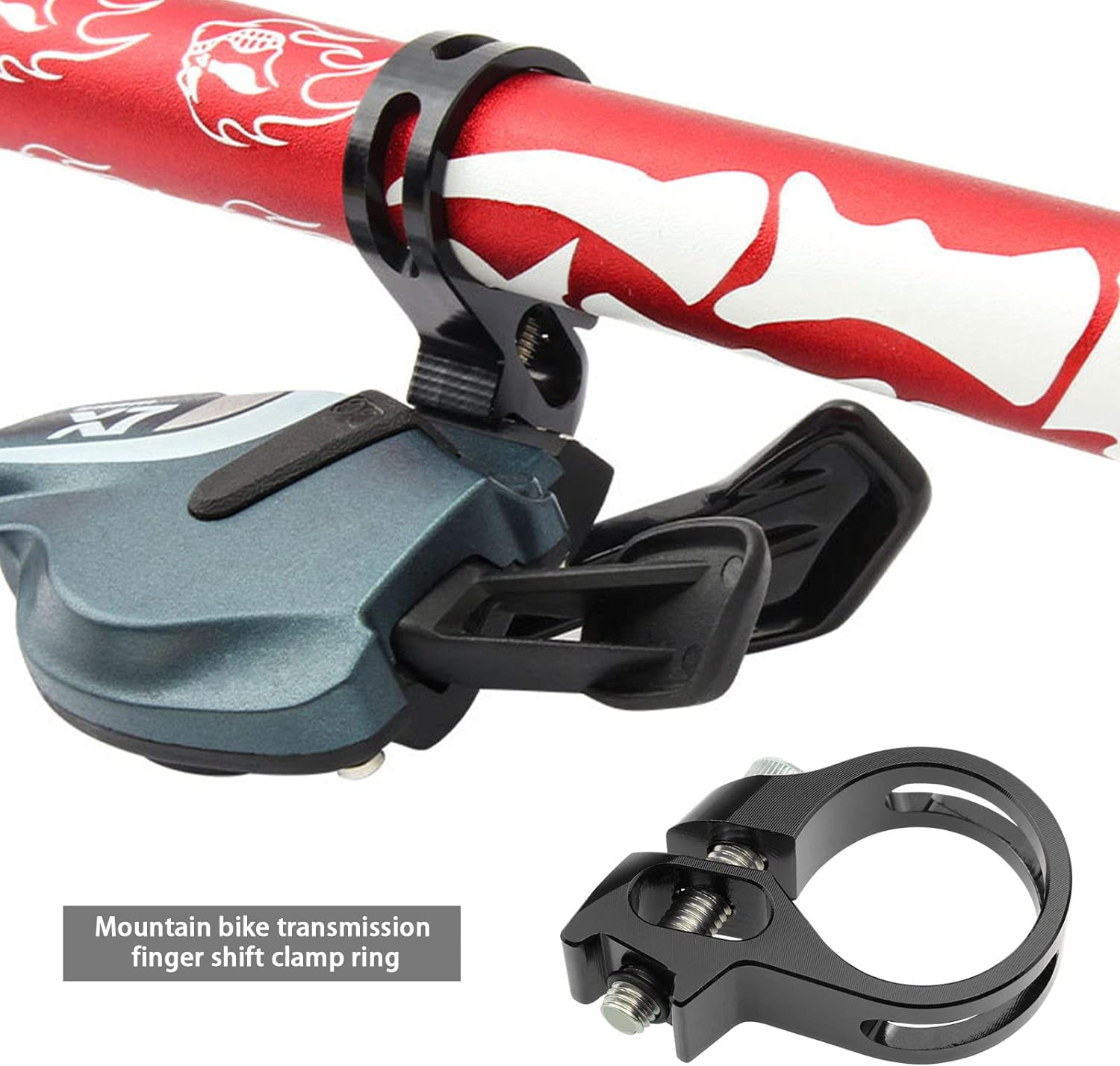 Ecsing Bike Shifter Clamp Replacement Compatible with Sram X7 X9 X0 XX X01 XX1 Releases Shifter Aluminum Alloy Shifter Trigger Bar Clamp 45X32X12Mm image number 5