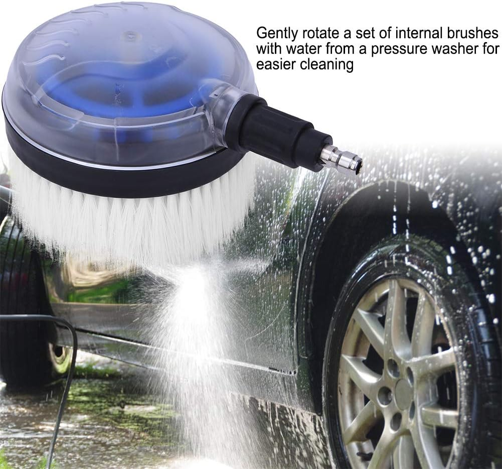 Wash Brush, Energy Saving Water Technology, PP Brush Hair, for High Pressure Washer Vehicles and Boats with Quick Disconnect Connector Painted Surfaces Flat Surfaces image number 3