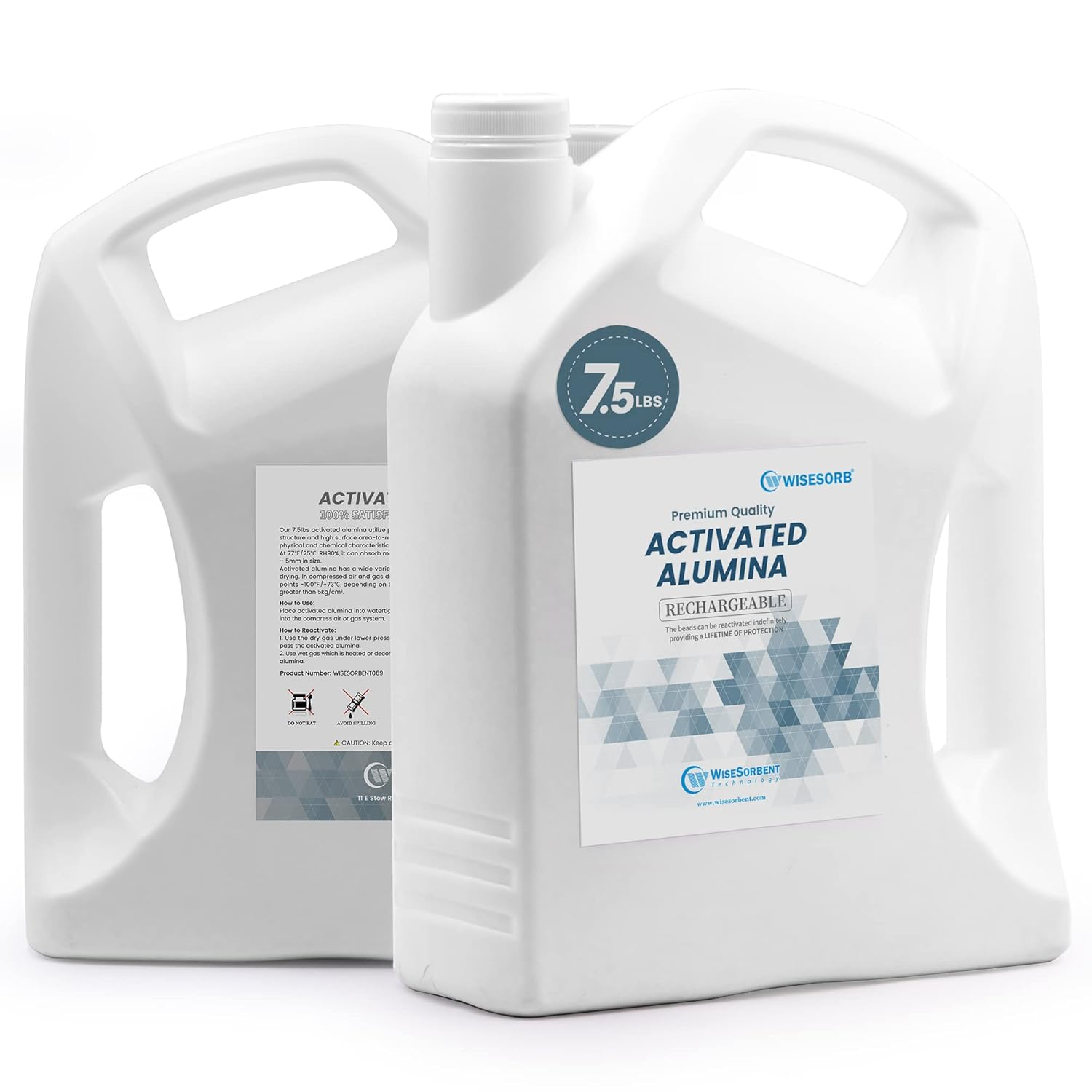 Wisesorb 7.5 LBS Activated Alumina, Alumina Desiccant, Reusable Desiccant Dehumidifier image number 3