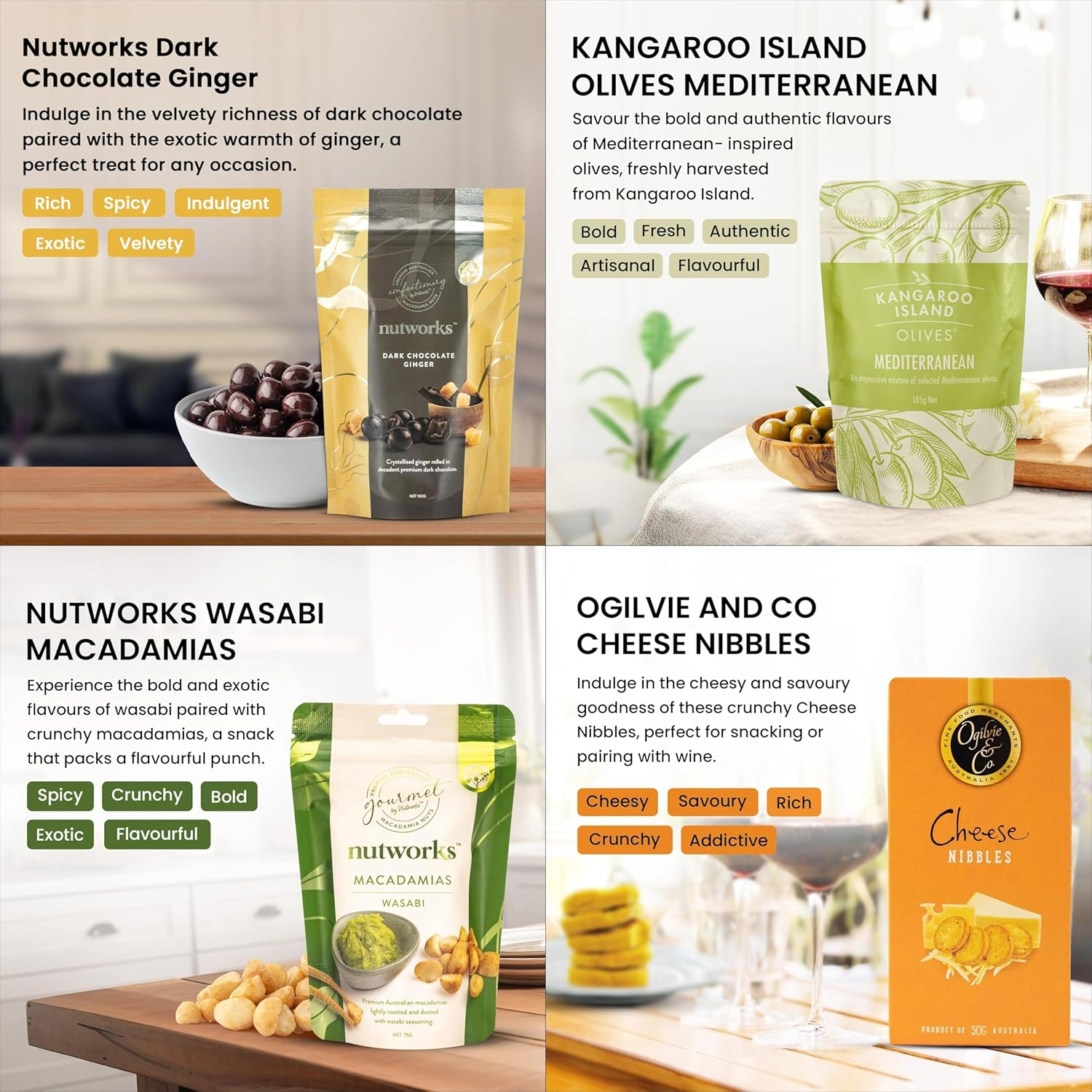 Luxury Gourmet Hamper with Chandon Brut, Quality Nibbles, Indulgent Treats, Birthdays, Celebrations, Thank You Occasions image number 2