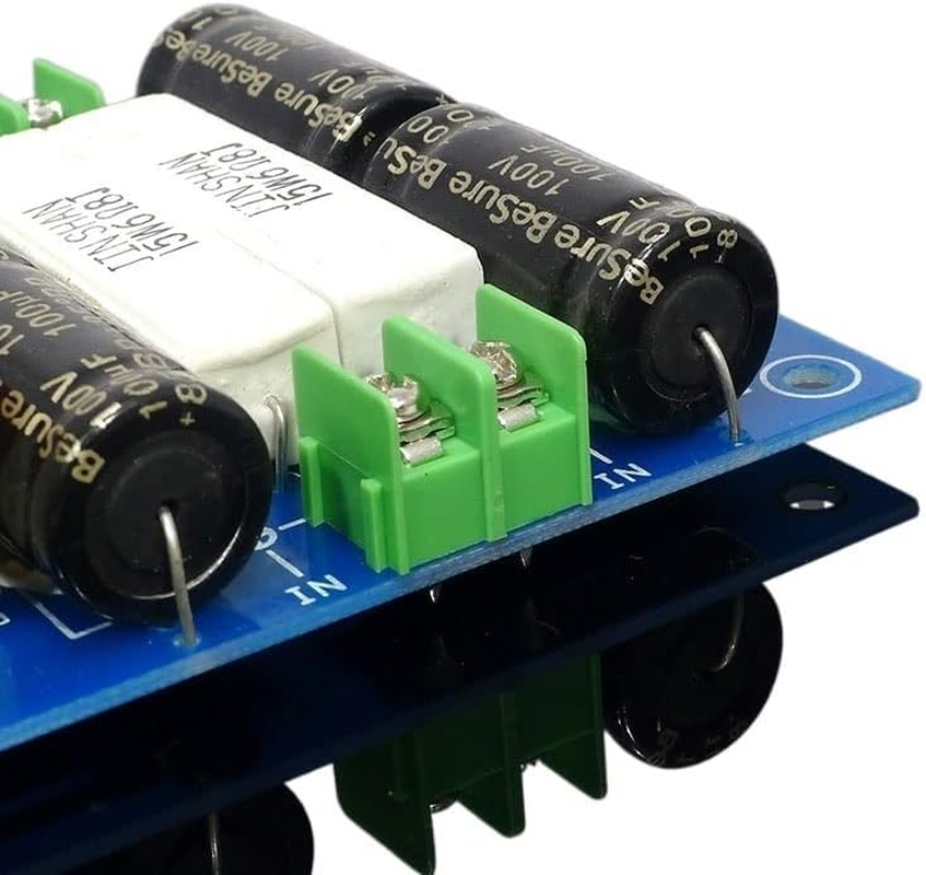 HOOCI 1 PCS 200W 10-Inch Subwoofer RC Filtering Bass Speaker 300Hzfrequency Divider Home Theater Hifi Stereo Audio Crossover Filter image number 5