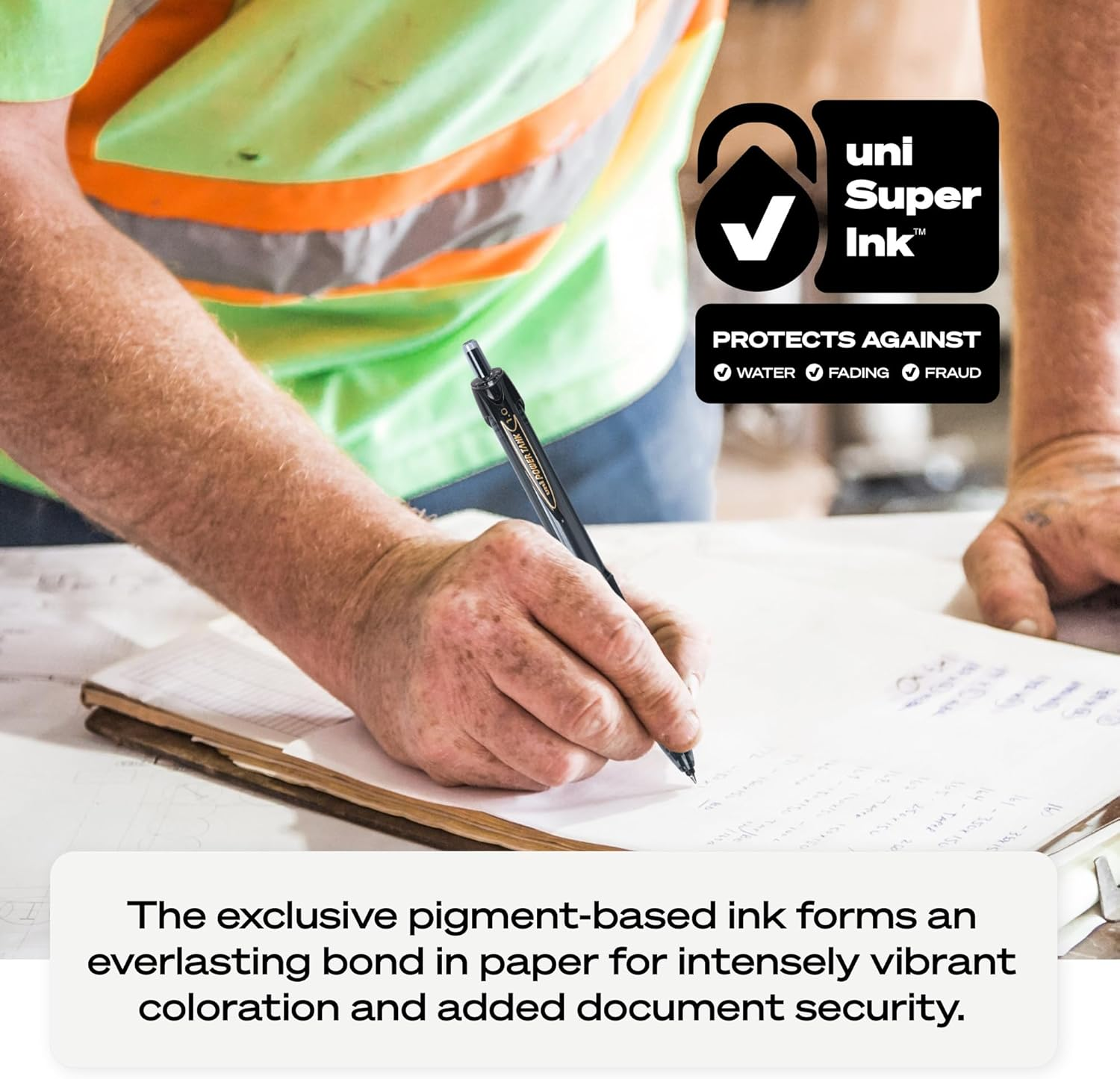 Uni-Ball Power Tank Retractable Ballpoint Pens Medium Point, 1.0Mm, Blue, 12 Pack image number 6