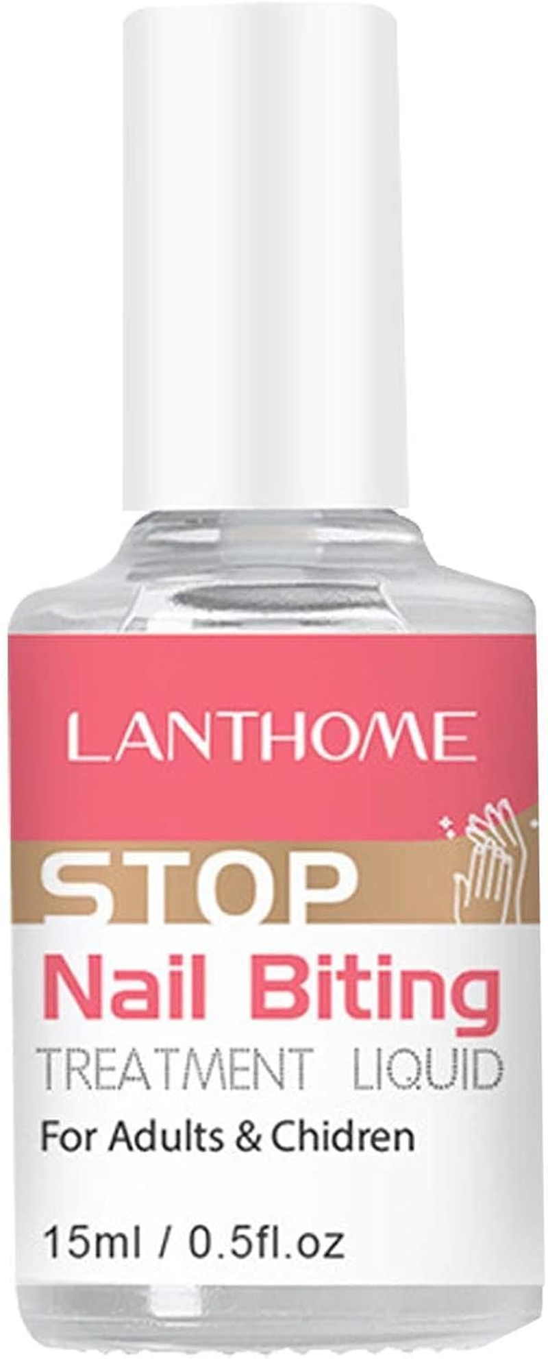 Stop Finger Nail Biting - Stop Deterrents Nail Polish Treats for Kid - No Bite Nail Polish to Help Quit Nail Biting Thumb Sucking for Ages 3+-Year-Old M/B