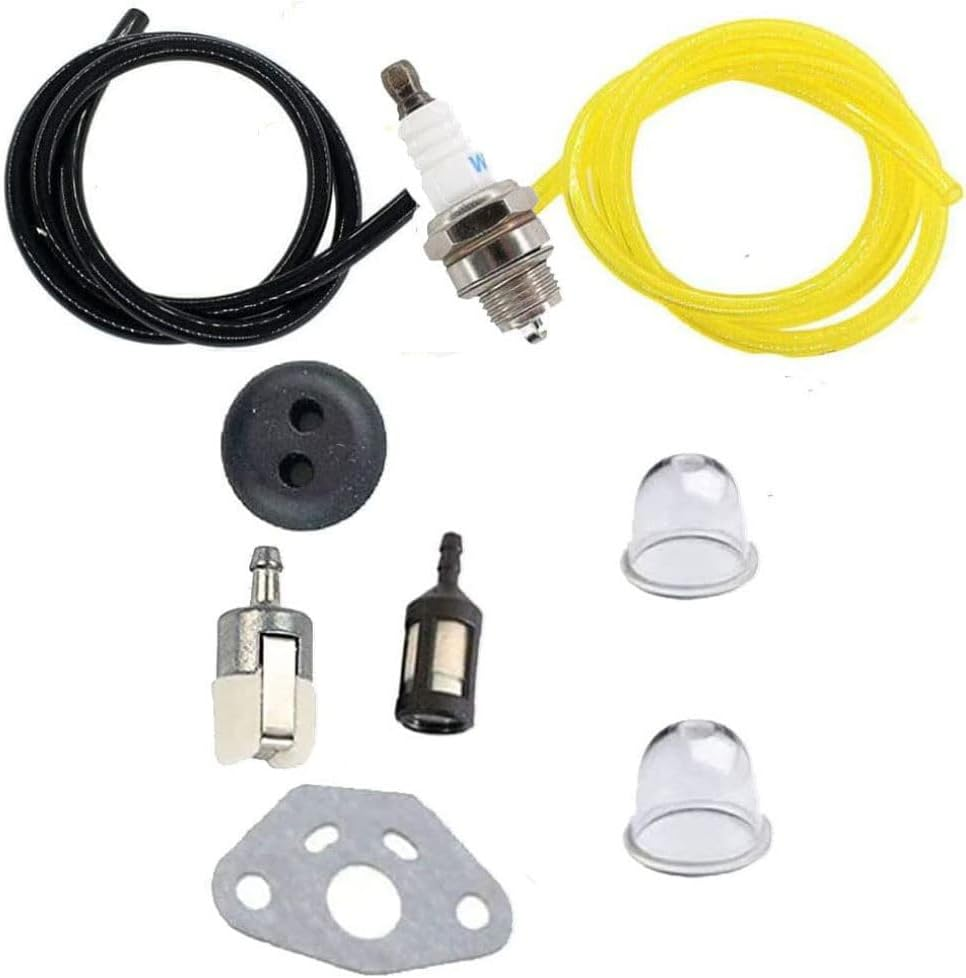 Carburetor Kit for CG260 1E34F BC260 26CC Brush Cutter with Fuel Line Filter Spark Plug image number 1
