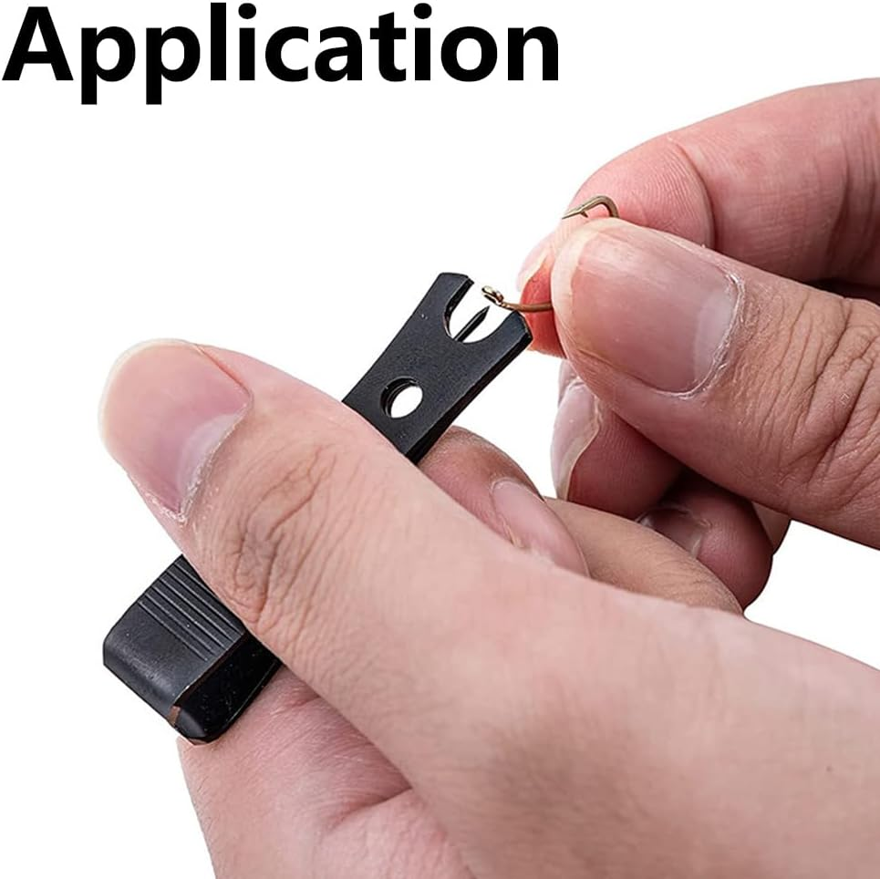 2PCS Fishing Line Cutter, Fly Tying Wire Clipper Nipper Fly Fishing Tying Tools Snips Quick Knot Tool image number 2