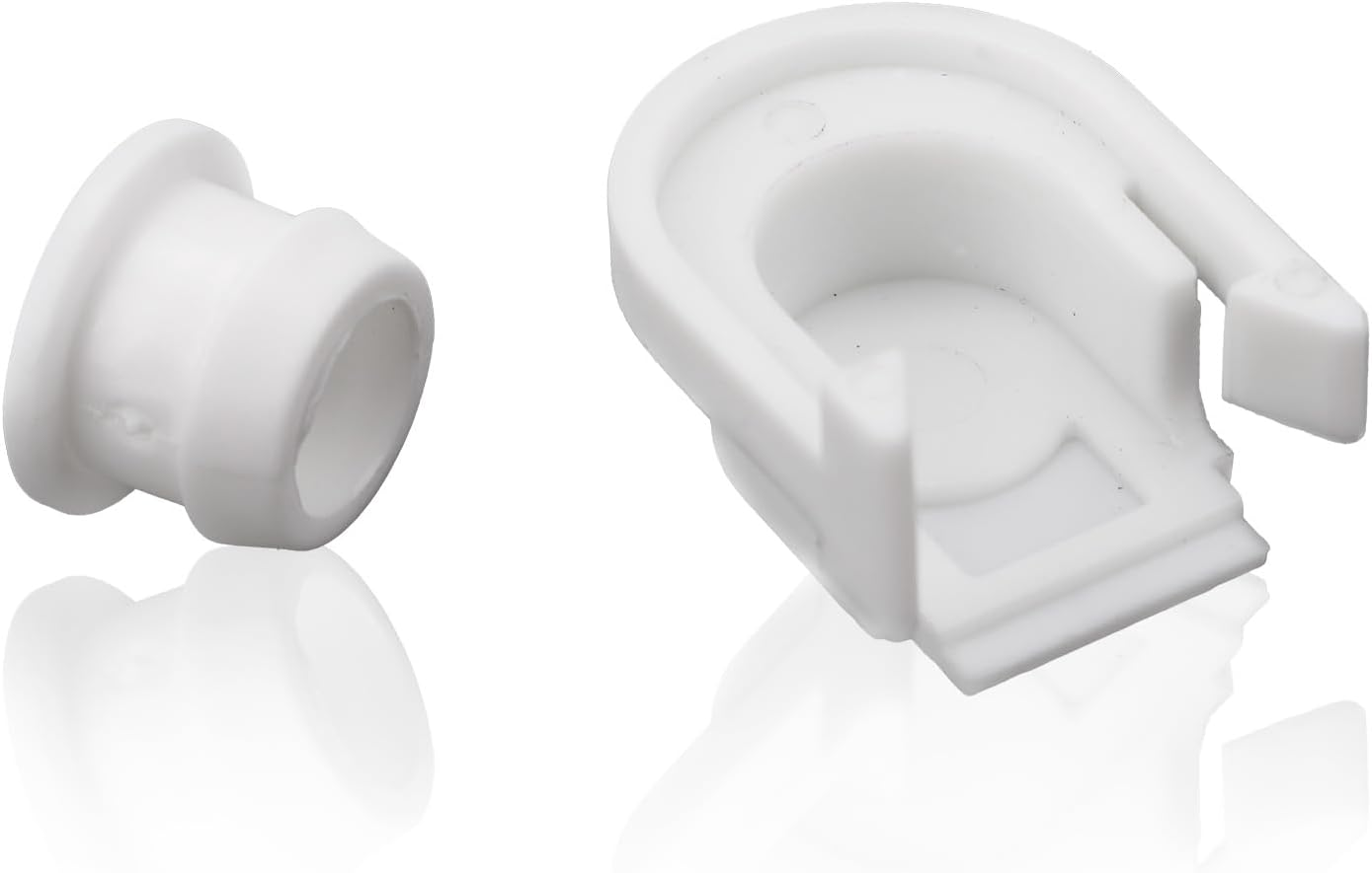 2Pcs Transmission Shifter Bushing Kit, Square Shifter Cable Cap & round Cable Bushing Replacement for OEM KV6Z-7K340-A DG9Z-7S004-A image number 2