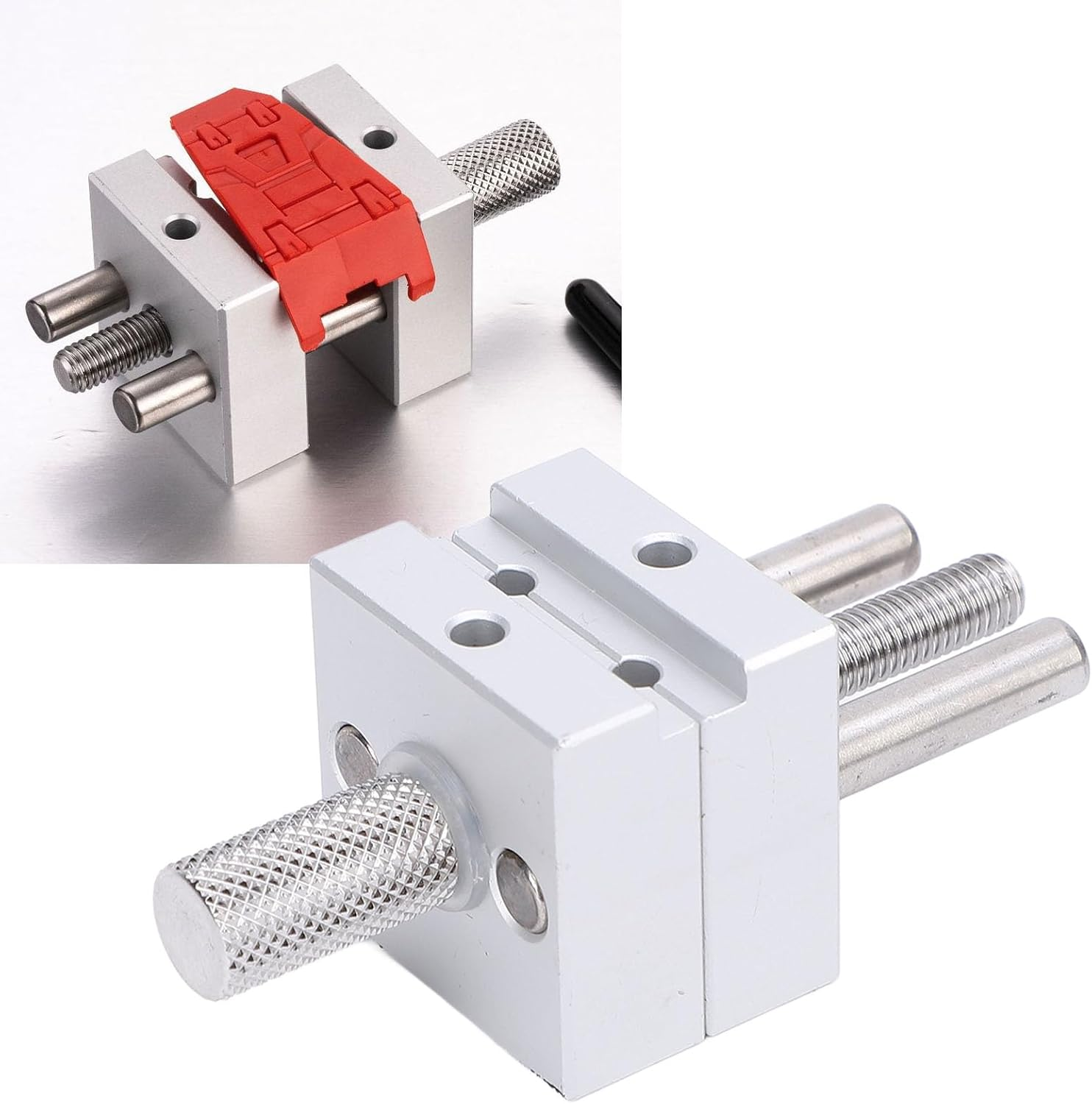 Adjustable Mini Vise Clamp for Jewelry Making, Electronics Repair with 14Pcs Stainless Steel round Rod, Handy and Compact, Maximum Clamping 30Mm for Small Parts image number 4