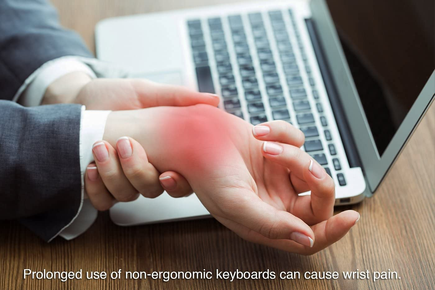 Bracoo Wrist Brace, Wrist Support for Tendonitis, Arthritis, Sprains, Pain Relief, Gym, Sport, 1 Pack Breathable Neoprene Hand Brace Fits Right Left Hand, WS10, Black image number 3