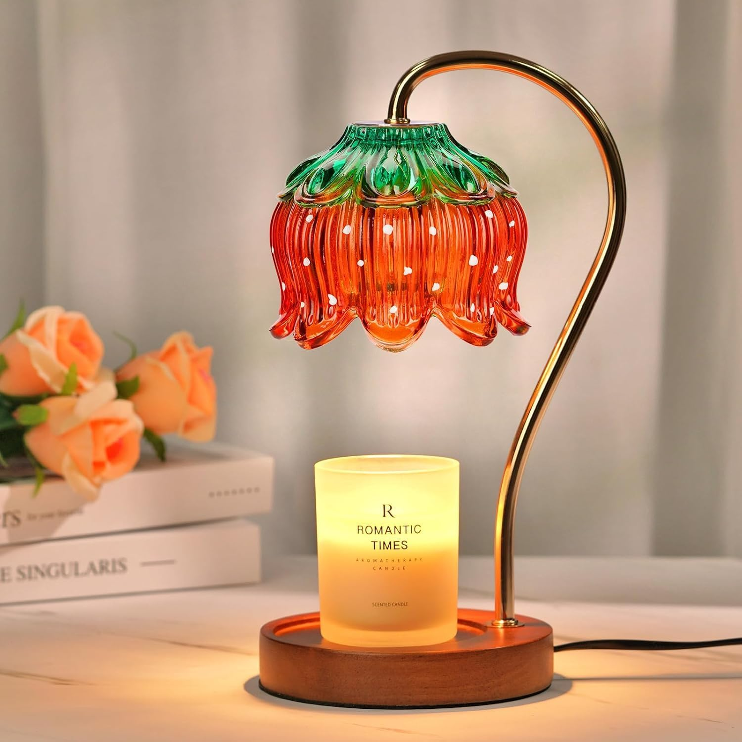 Fragrance Candle Warmer Lamp(Includes 2 Bulbs) Electric Candle Warmer with Timer & Dimmer，Home Decor Wax Melter ，Suitable for Scented Candles in Bottles Of image number 3