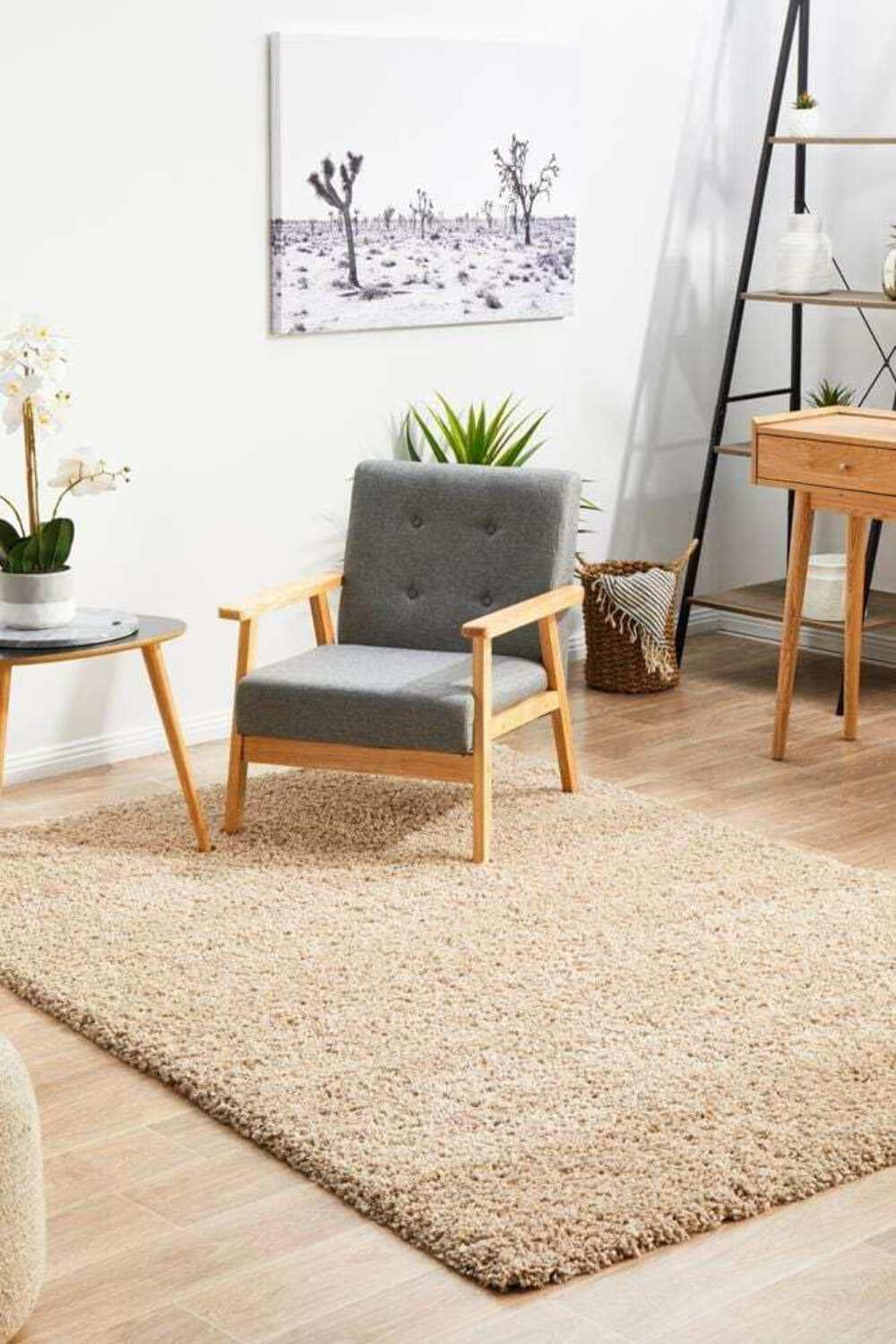 Rug Culture Laguna Rug, 170 Cm Length X 120 Cm Width, Linen image number 6