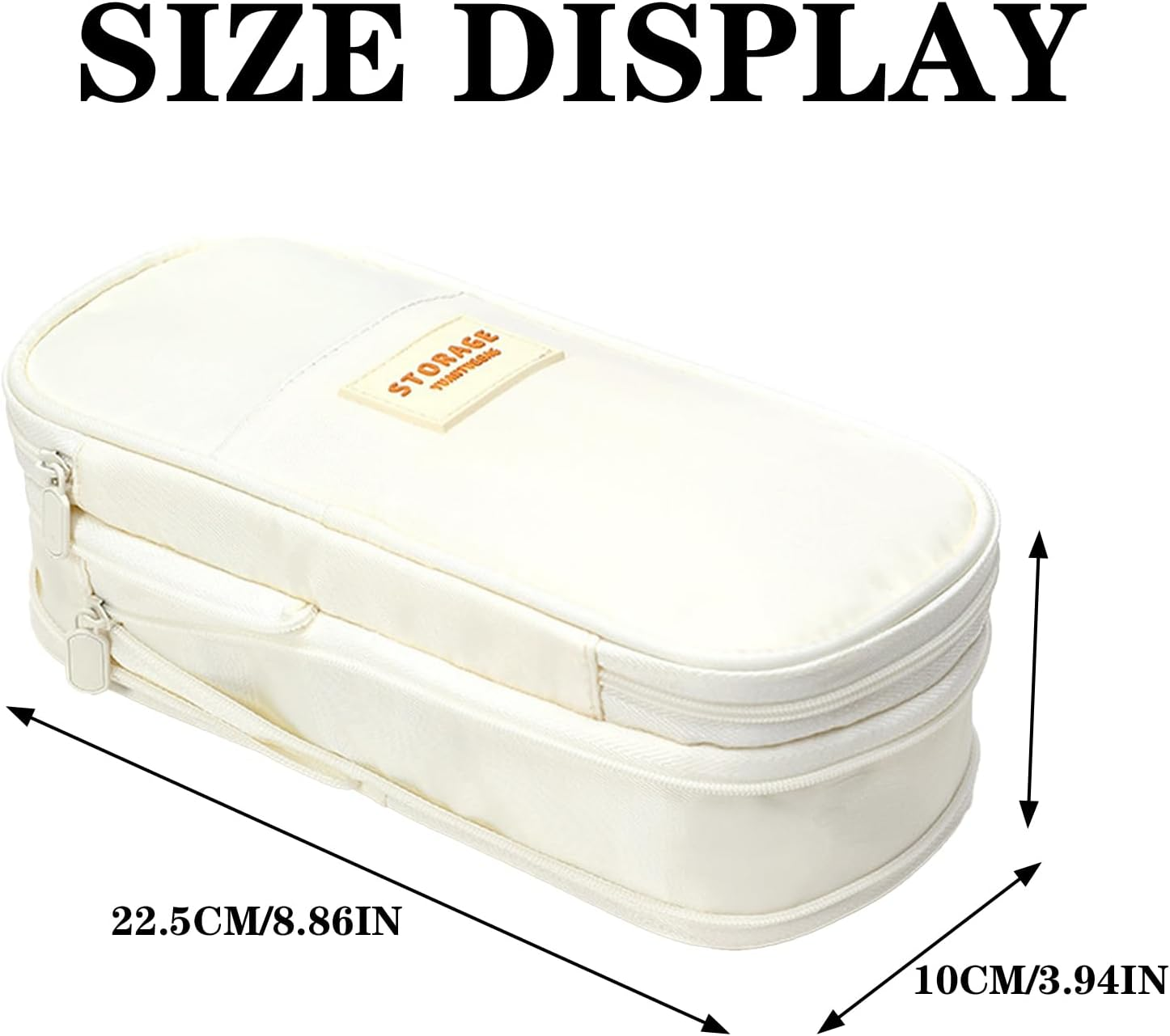 Large Capacity Pencil Pen Case for Office and School Supplies, Multi-Functional Storage Organizer for Pens, Pencils, Stationery, and More, Gift for Students and Professionals image number 5