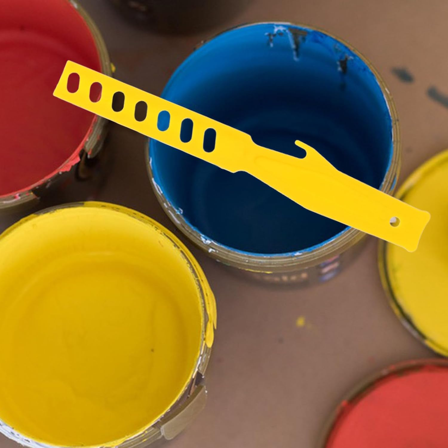 Operitacx Reusable Paint Stirring Rods 2-Pack Lightweight Manual Paint Mixing Sticks for Epoxy Coatings Crafts and DIY Projects image number 6