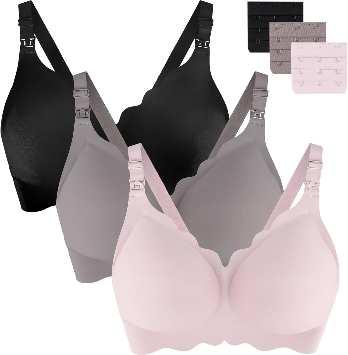 Uhdod Nursing Bras for Breastfeeding, Maternity Bra for Pregnancy, Breastfeeding Bras for Women Maternity Bras for Women