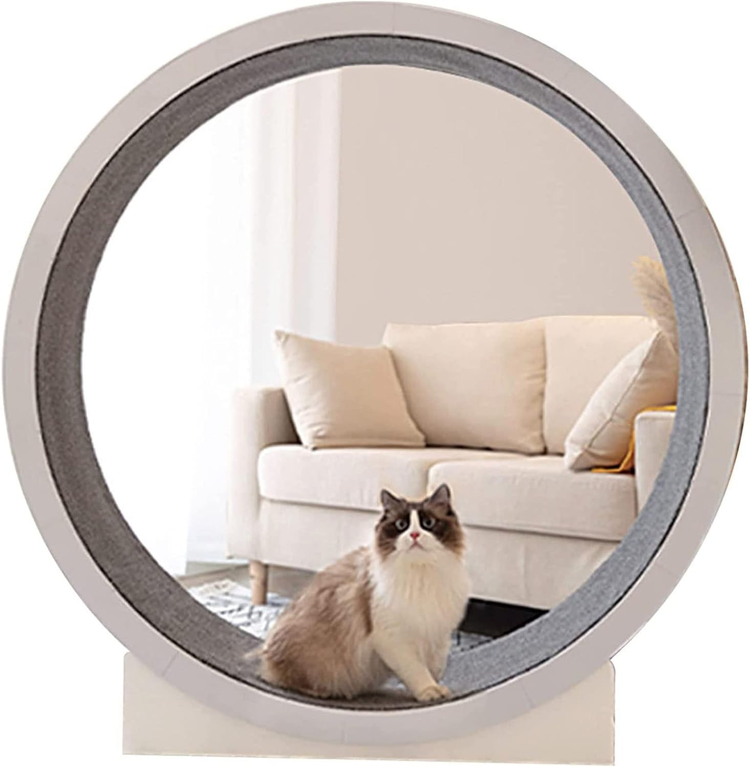 Cat Exercise Wheel,Cat Treadmill with Carpeted Runway,Kitty Cat Sport Toy,Running,Spinning,And Scratching Fun,Cat Walking Wheel Cat Fitness Toy Cat Running Wheel