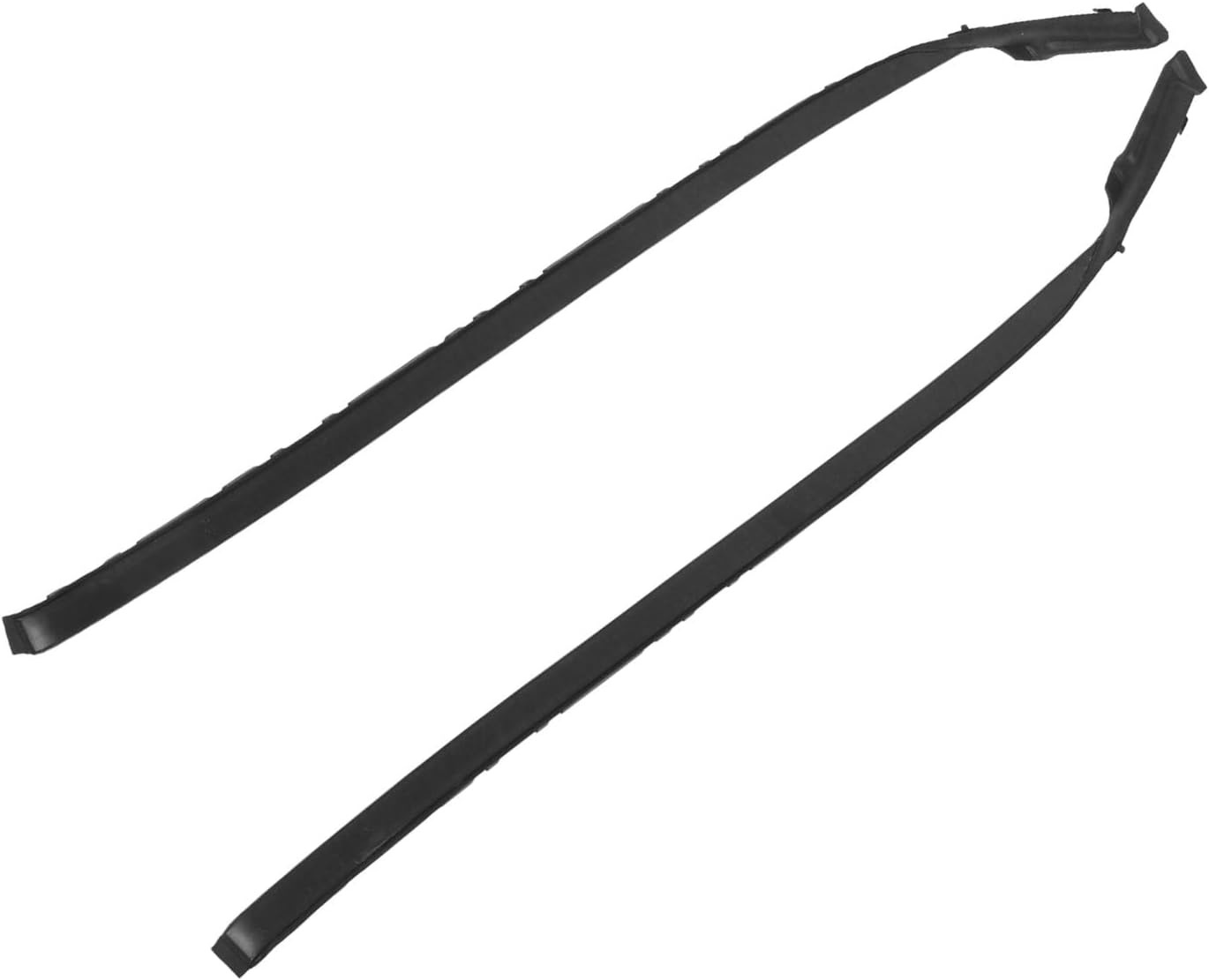 2Pcs Roof Trim Molding Kit, Left Right Car Windshield Roof Molding Drip Weatherstrip, 75551 53020 75552 53020 Roof Drip Moulding Seal for IS250 IS350 Is F Models