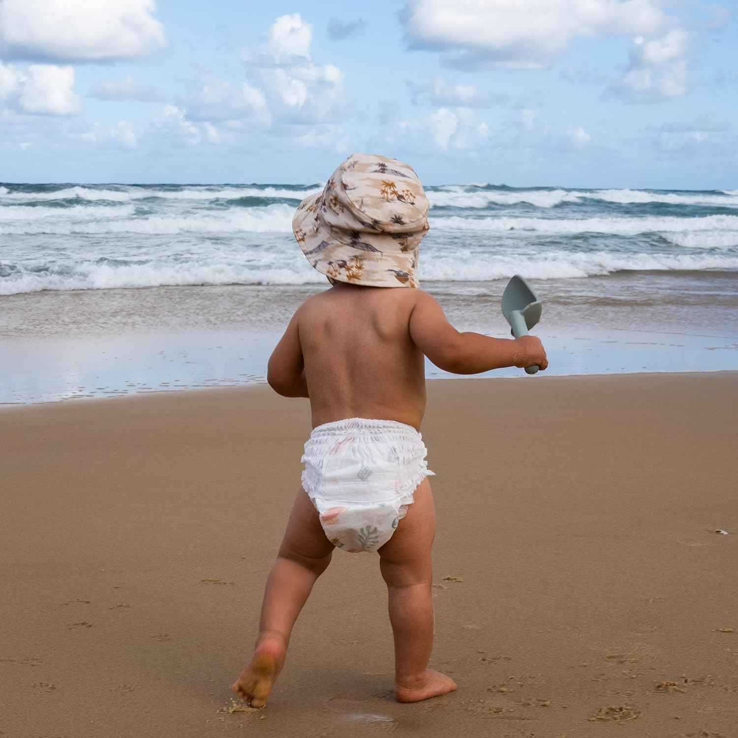 Tooshies | Swim Pants | Size Large 14+ Kgs | Hybrid Film with 30% Less Plastic | No Swell | Pull up and Tear off | Turtle Print | Unisex | 10Pk (Pack of 2) image number 4