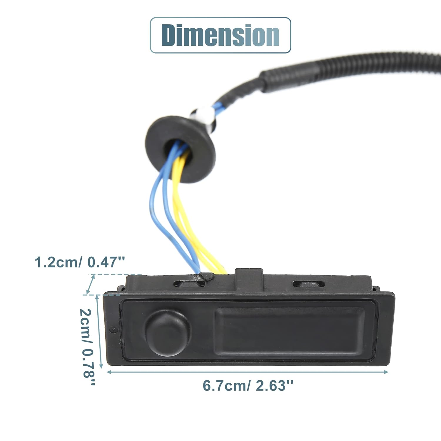 25380-3JA0A for Nissan Pathfinder Platinum 2016-2020 for Nissan Pathfinder Platinum Hybrid 2014-2015 Rear Liftgate Trunk Open Release Switch W/Intelligent Key