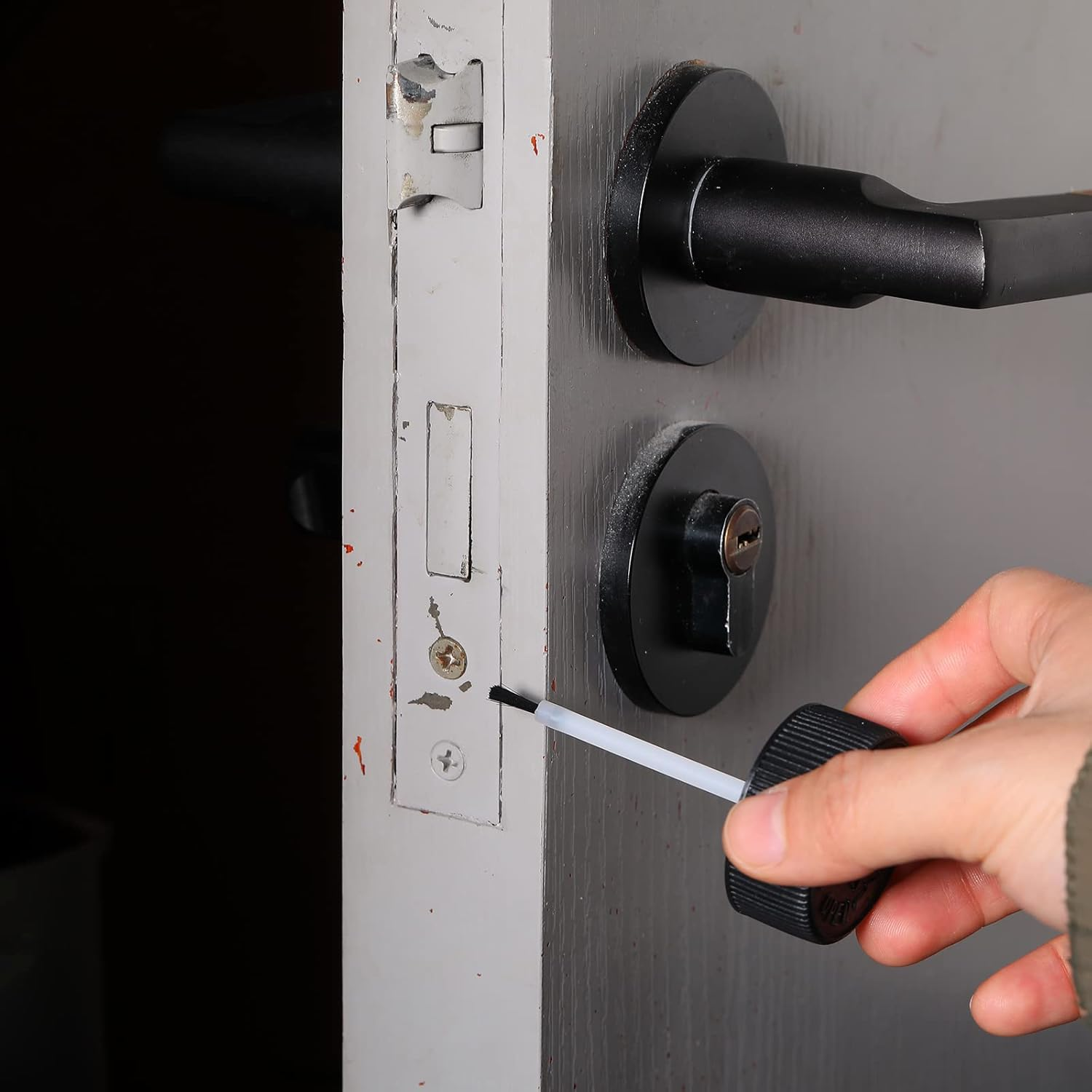 Mumufy 60 Pcs Paint Touch up Paint Bottles with Brush and Lid Empty Touch up Paint Bottle with Paint Mixing Balls 2 Oz Fluid Capacity Leftover Paint Container for Car Scratches Repair(Black, Blue) image number 3