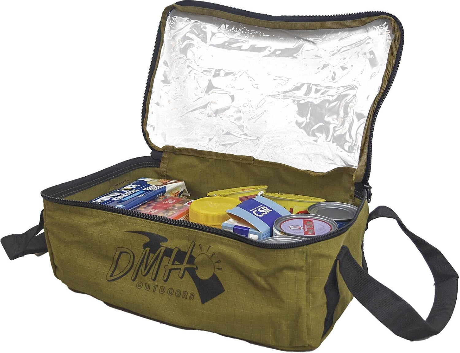 Set of 2 X Tough Canvas Bag with Clear Top for Camping 4WD Caravan image number 2