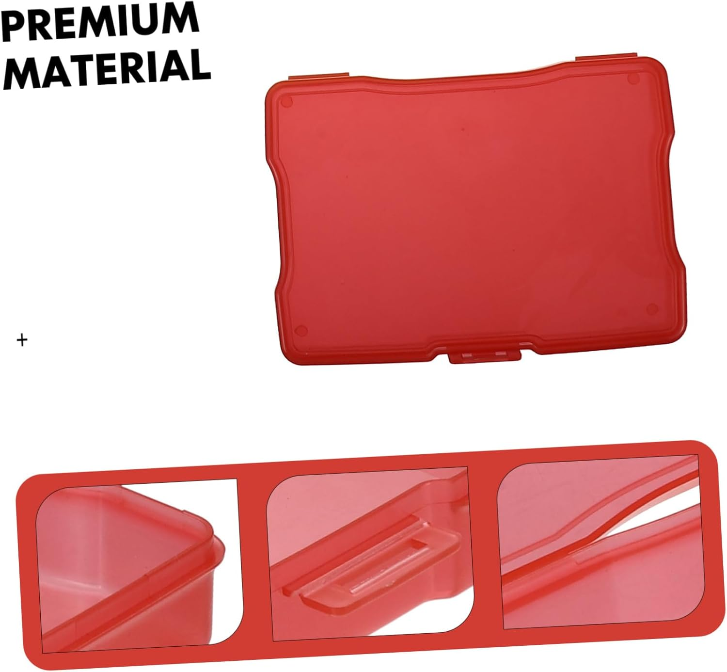 8Pcs Plastic Photos and Jewelry Storage Boxes Multipurpose Postcards Organizer for Home Office Mixed Colors 4X6 Inch Photo Holder for Document and Accessories Sorting image number 3