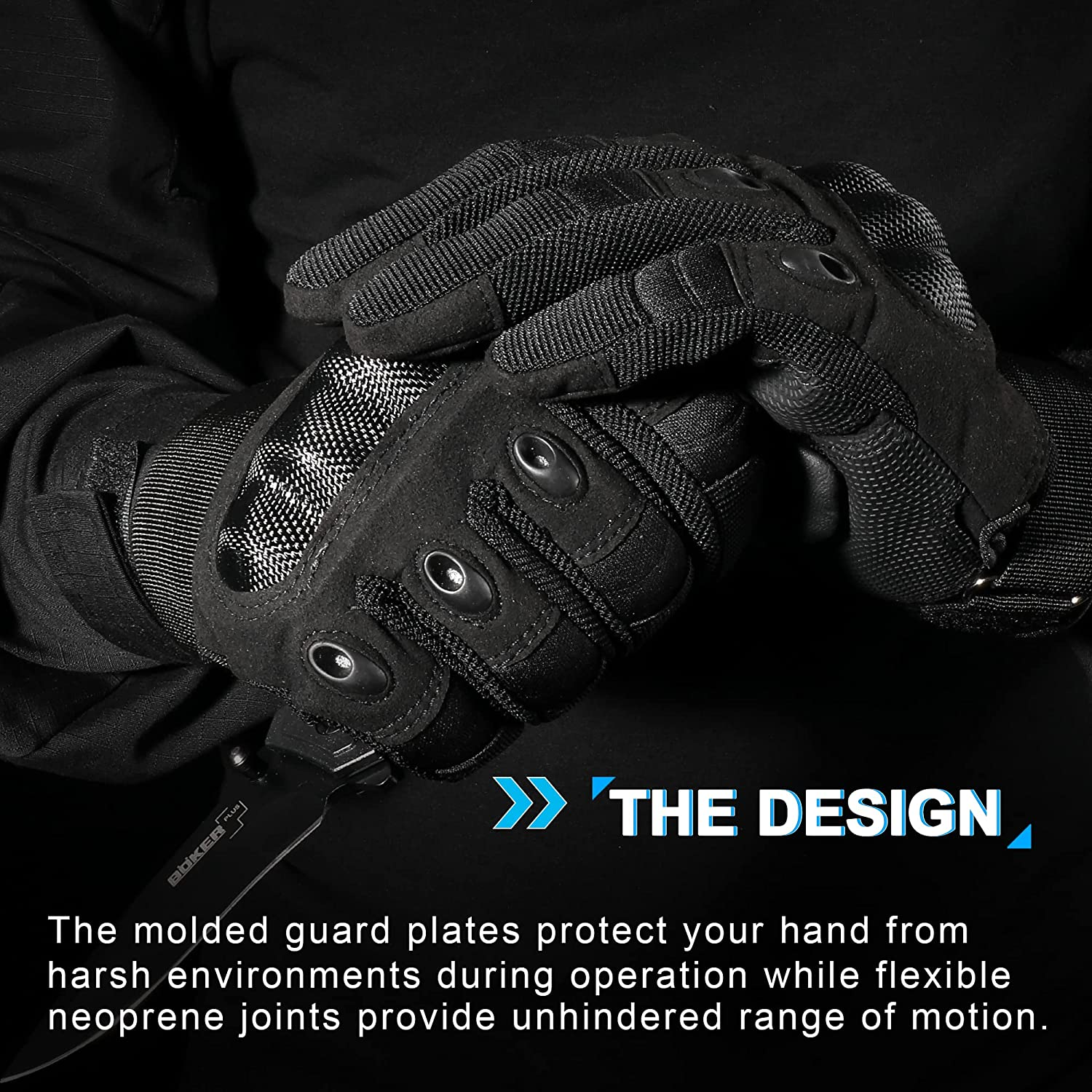 WTACTFUL Tactical Gloves for Men Touchscreen Airsoft Paintball Motorcycle Gloves image number 2