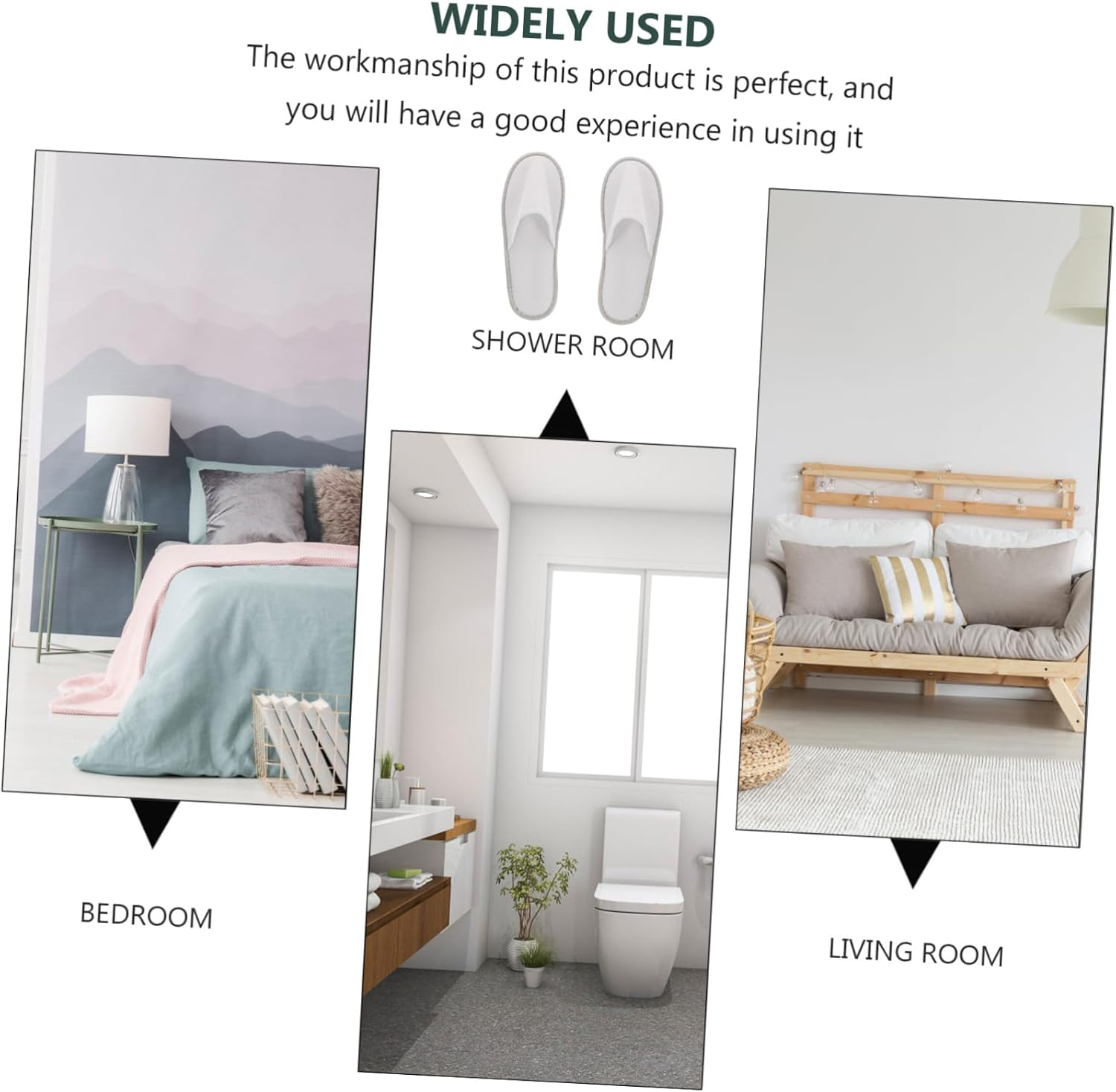 HONITANO 10 Pairs Disposable Cotton-Linen Hotel Slippers Lightweight Breathable Non-Slip Guest Footwear for Travel Home Spa Hygiene