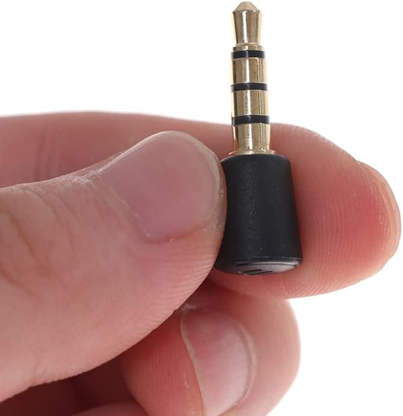 Vizgiz 2 Pack PS4 Controller Microphone 3.5Mm Plug 4 Pole 1/8 Inch MIC Dongle for Play Station 4 Switch DSLR Camera Laptop Tablet Mobile Phone Game Player Ipad WII Xbox ONE 360 PC PS3 image number 1