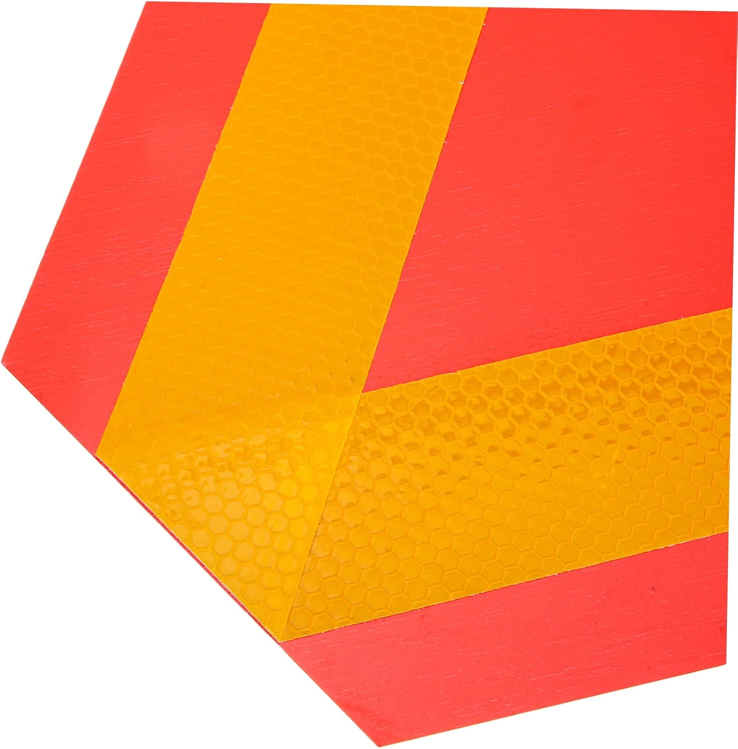 Ciieeo 2Pcs Triangle Reflectors for Car, Aluminum Slow Moving Vehicle Warning Sign, Reflective Vehicle Triangle Warning Plate for Road Safety image number 6